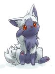  cute hindpaw pikohammer pok&eacute;mon poochyena red_eyes solo 