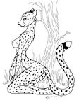  breasts butt cheetah feline female fio looking_at_viewer 