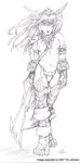  boots canine female lyssiah sketch solo sword tim_johnson topless tribal weapon wolf 