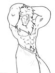  barazoku clothing feline grisser lion male muscles solo 