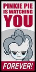  blue_eyes equine female forever friendship_is_magic horse my_little_pony pinkie_pie_(mlp) pony poster propaganda 