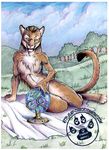  chest_tuft cougar feline female fish globe mage nude scryer solo stephanie_stone 