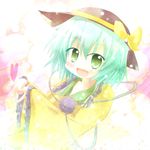  bangs green_eyes komeiji_koishi looking_at_viewer solo touhou yuya_(minus-k) 