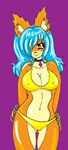  bikini breasts female side-tie_bikini skimpy solo terry vixenthewolf 