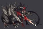  demon male sword weapon wen_yu_li 