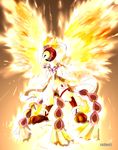  bottomless cute extvia female fire_wings hinotori phoenix solo 