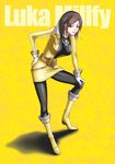  boots breasts brown_eyes brown_hair female full_body gloves kaizoku_sentai_gokaiger luka_millfy pantyhose pirate pose short_hair solo super_sentai 