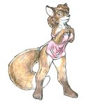  canine cute female fox miggit nude patrick_kelly solo towel 