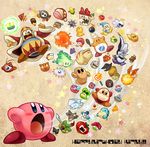  blipper boxy_(kirby) bronto_burt broom_hatter bunny cappy_(kirby) character_request chef_kawasaki chilly_(kirby) cool_spook english food glunk_(kirby) goggles gordo hair_bun halo happy_birthday hot_head_(kirby) ice_cream ice_dragon_(kirby) king_dedede kirby kirby_(series) kracko meta_knight mr._shine mumbies_(kirby) no_humans noddy_(kirby) plasma_wisp poppy_bros_jr rocky_(kirby) sakiko_(gekiama) sparky_(kirby) squishy_(kirby) sundae sword tail tears tomato ufo ufo_(kirby) waddle_dee waddle_doo weapon wheelie_(kirby) wings 