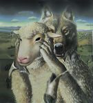  canine mask sheep&#039;s_clothing unknown_artist wolf 