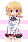  bad_id bad_pixiv_id blonde_hair charlotte_dunois infinite_stratos long_hair meiro_(yuu) purple_eyes solo uniform 