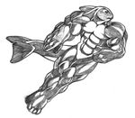  cetacean male marine muscles nude orca sketch solo tail tkc2021 