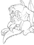  anal anal_penetration canine dragon fox gay male matt_burt penetration scalie size_difference twile uhoh vore 