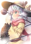  blue_eyes eyeball hat kimitoshiin komeiji_koishi md5_mismatch short_hair silver_hair solo third_eye touhou upper_body 