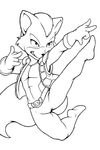  canine cbee fox fox_mccloud kick male solo star_fox video_games viewtiful_joe 