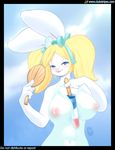  2006 anthro breasts clubstripes female lagomorph miu popsicle rabbit solo 