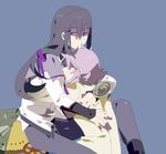  akemi_homura akemi_homura_(male) bad_id bad_pixiv_id closed_eyes genderswap genderswap_(ftm) hug kaname_madoka kaname_madou long_hair mahou_shoujo_madoka_magica male_focus morinaga777 multiple_boys pink_hair purple_eyes purple_hair short_hair 