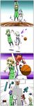  5girls basketball comic highres kaenbyou_rin kochiya_sanae komeiji_koishi moriya_suwako multiple_girls seren_(staphy) short_hair touhou translation_request uniform yasaka_kanako 