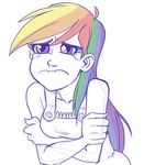  female human my_little_pony rainbow_dash_(mlp) rainbow_hair 