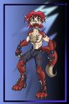  black-rat boy claws clothing ears eyes gloves keanon_woods male mammal nose pants paws shoes solo tail teeth transformation wolf 