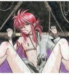  androgynous bdsm bondage bound bruise cum cum_on_body exhausted helpless injury kurama legs_held_open long_hair lowres male male_focus nipple_rings nipples red_hair rope solo torn_clothes trap yaoi yu)yu_hakusho yu_yu_hakusho yuu_yuu_hakusho 