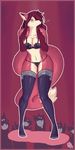  &hearts; bo-gilliam canine female fox skimpy solo stockings 