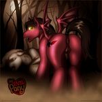  2009 anus bite blood demon equine evil female feral horse it&#039;s_a_trap mare my_little_pony netherwulf plump_labia pony pussy raised_tail tail tail_ring tattoo vampire wings 