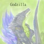  blackxuo godzilla lizard looking_at_viewer male muscles nude reptile scalie solo spikes standing tail yellow_eyes zilla 