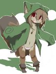  hoodie mammal panties raccoon solo takeya_hiyoko underwear 