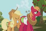  applejack_(mlp) big_macintosh_(mlp) cutie_mark equine female feral fist_of_the_north_star friendship_is_magic hokuto_no_ken horse low_res mammal my_little_pony pony unknown_artist 