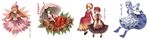  absurdres aki_minoriko aki_shizuha autumn bad_id bad_pixiv_id blonde_hair blush boots dress flower food fruit grapes green_hair hat highres kazami_yuuka leaf letty_whiterock lily_white long_hair multiple_girls plaid plaid_skirt plaid_vest scarf seasons sharlorc short_hair skirt skirt_set spring_(season) summer sunflower thighhighs touhou umbrella vest white_legwear wings winter 