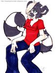  chest_tuft female heterochromia holly_massey lemur sitting solo tail zeriara_(character) 