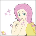  equine female fluttershy_(mlp) horse human my_little_pony nude pink_hair wings 