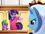  anthro anthrofied courtroom derpy_hooves_(mlp) dragon equine female friendship_is_magic horn horse j&#039;accuse! judge male mammal my_little_pony negativefox objection! pony scalie spike_(mlp) trial trixie_(mlp) twilight_sparkle_(mlp) unicorn 