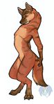  aardwolf male nude solo tierafoxglove 