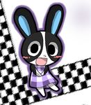  animal_crossing black_eyes blush bunny dotty doubutsu_no_mori nintendo open_mouth rabbit 