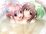  bath blush game_cg narutaki_koyori nipples nude rui_wa_tomo_wo_yobu saeki_hokuto trap wakutsu_tomo 