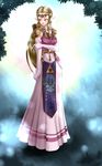  blonde_hair blue_eyes gloves highres long_hair pointy_ears princess_zelda solo the_legend_of_zelda the_legend_of_zelda:_ocarina_of_time wasabi_(legemd) 