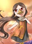  beak brown_hair long_hair medli monster_girl pointy_ears ponytail red_eyes rito smile solo the_legend_of_zelda the_legend_of_zelda:_the_wind_waker wasabi_(legemd) 