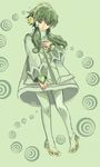  bad_id bad_pixiv_id dress full_body green green_background green_eyes green_hair green_legwear hair_tubes hairband ion male_focus pantyhose shoes shuu_(shu-nm) sidelocks smile solo tales_of_(series) tales_of_the_abyss 