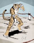  feline male muscles negger nude partran sheath solo tiger 