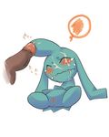  4:5 anus blush bodily_fluids cum cum_on_face disembodied_penis duo erection female feral game_freak generation_3_pokemon genital_fluids genitals humanoid_genitalia humanoid_penis male male/female messy mukomizu nintendo penis pokemon pokemon_(species) simple_background solo_focus tears white_background wynaut 