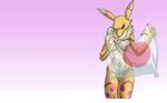  canine digimon female flag fox japan kandlin nude renamon solo translucent wallpaper 