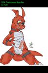  cum digimon guilmon male masturbation penis solo 