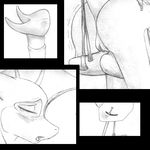  amberdragon aquadramon bdsm blush bondage butt comic eyes_closed female monochrome pussy raised_tail solo tail tears 