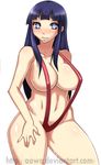  aowa blue_hair breasts female hyuuga_hinata large_breasts legs long_hair naruto sling_bikini solo swimsuit thick_thighs thighs white_background withpride 