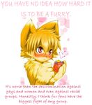  blush canine cute discrimination douchebag drama fail fursecution gay gift homophobia male racism sexism unknown_artist what 