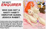  big_breasts breasts camera canine dildo disney dog droopy english_text female green_eyes hair human jessica_rabbit julius_zimmerman male mammal masturbation nipples nude paparazzi pussy red_hair sex_toy text who_framed_roger_rabbit zimmerman 