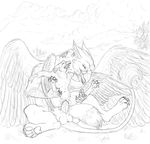  2009 anus avian balls canine cry cum cum_in_pussy cum_inside eyes_closed female feral feral_on_feral fox goldenfox gryphon hybrid male nude penetration penis pussy sex size_difference sketch straight vaginal vaginal_penetration wings 