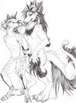  blindfold canine couple crotchboob digitigrade equine equustra female hooves horns horse kamilya male nude sketch unicorn 